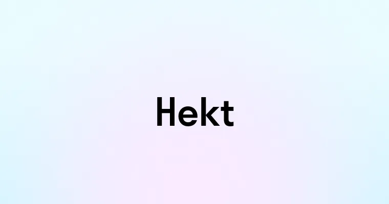 Hekt