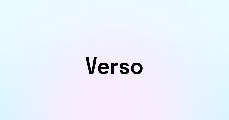 Verso