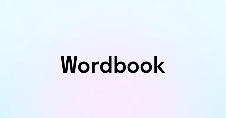 Wordbook