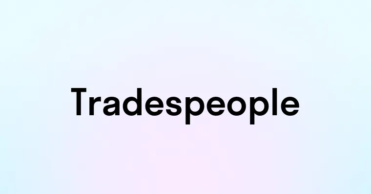 Tradespeople