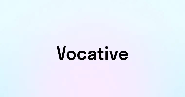 Vocative