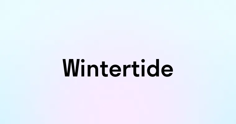 Wintertide