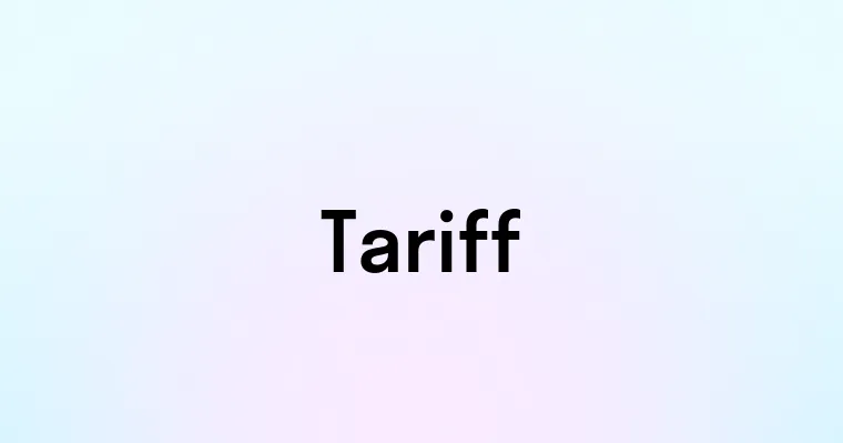 Tariff