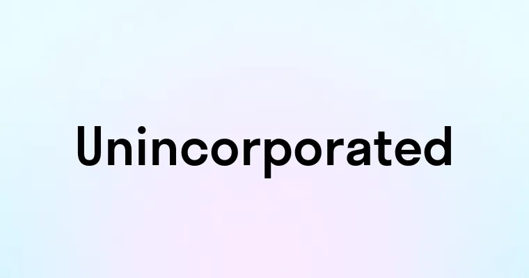 Unincorporated