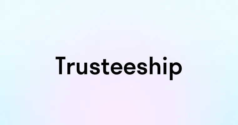 Trusteeship