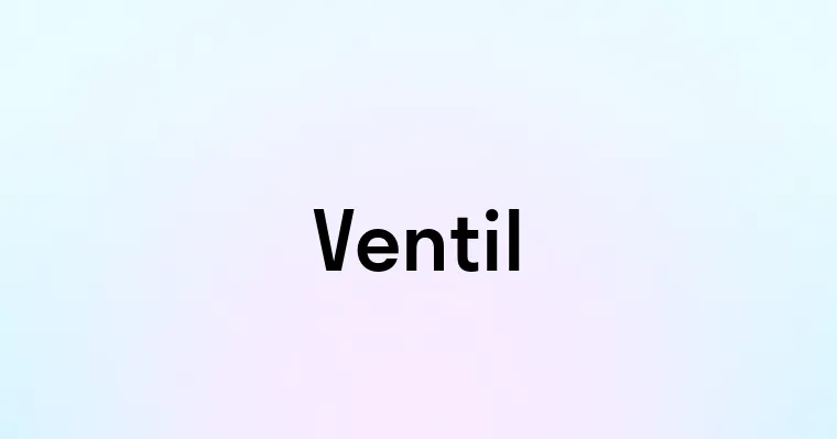 Ventil