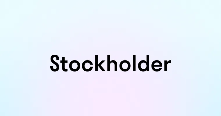 Stockholder