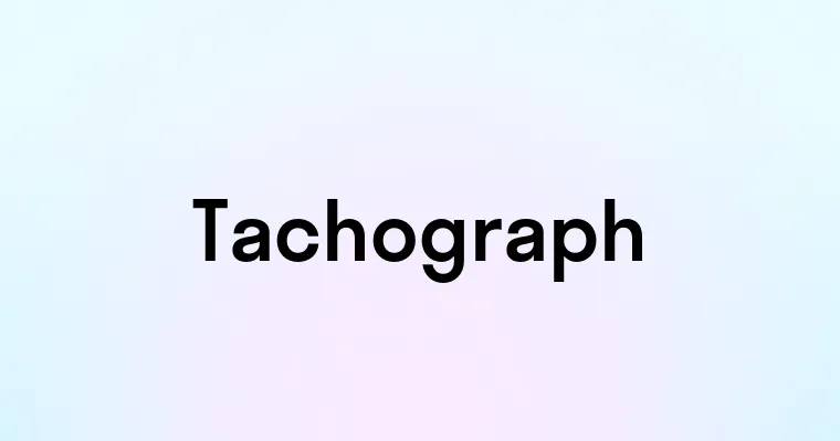 Tachograph