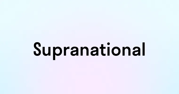 Supranational