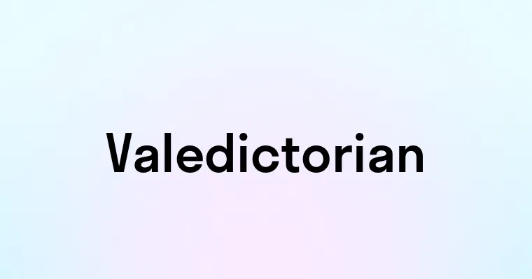 Valedictorian