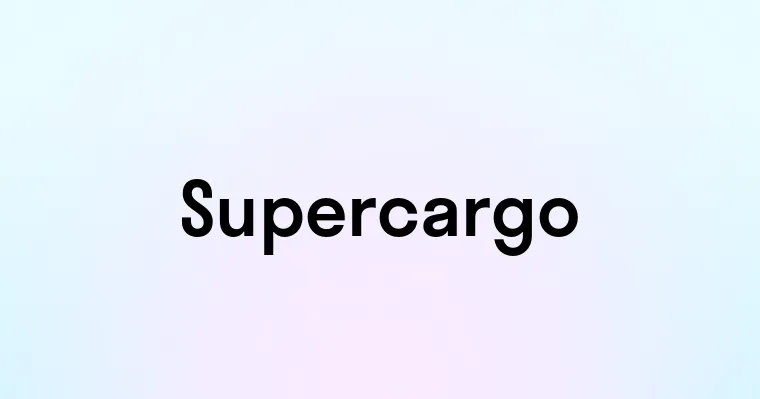 Supercargo