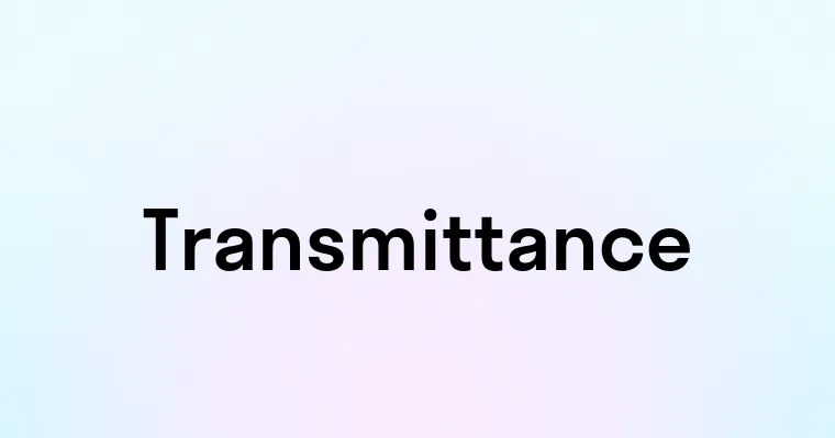 Transmittance