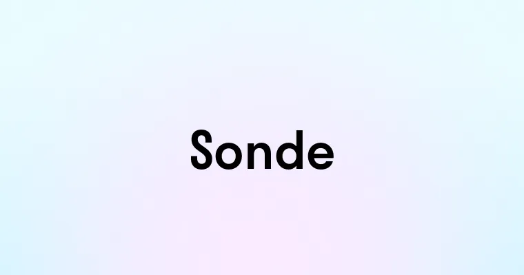 Sonde