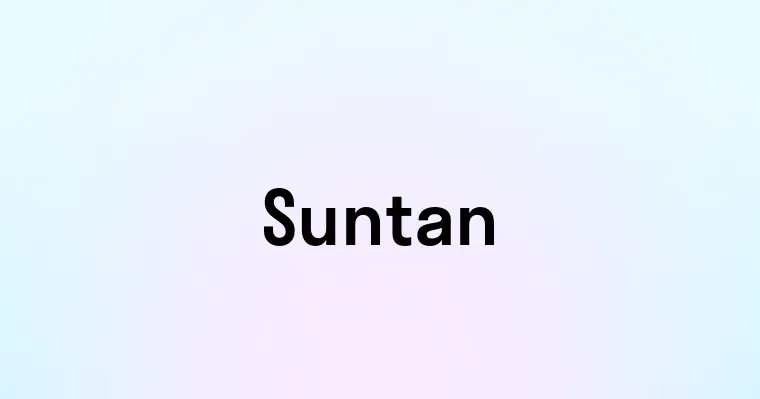 Suntan