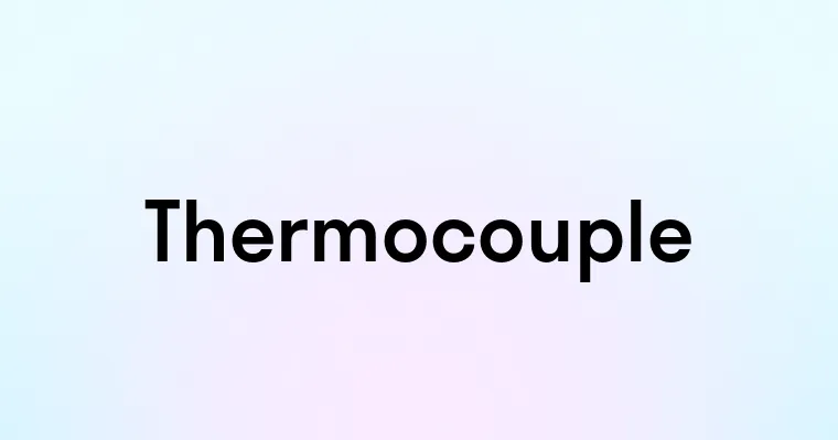 Thermocouple