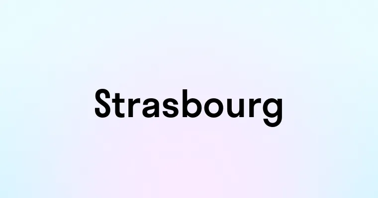 Strasbourg