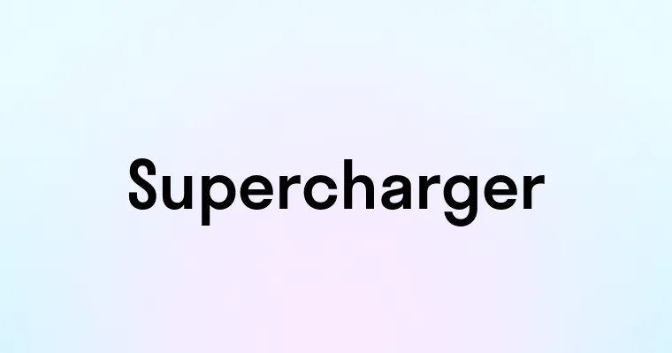 Supercharger