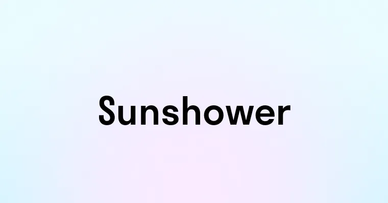 Sunshower