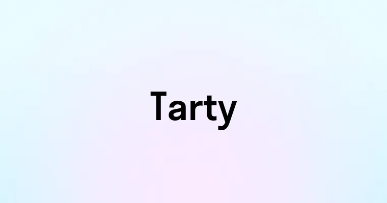 Tarty