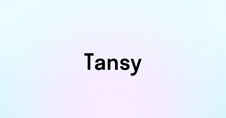 Tansy