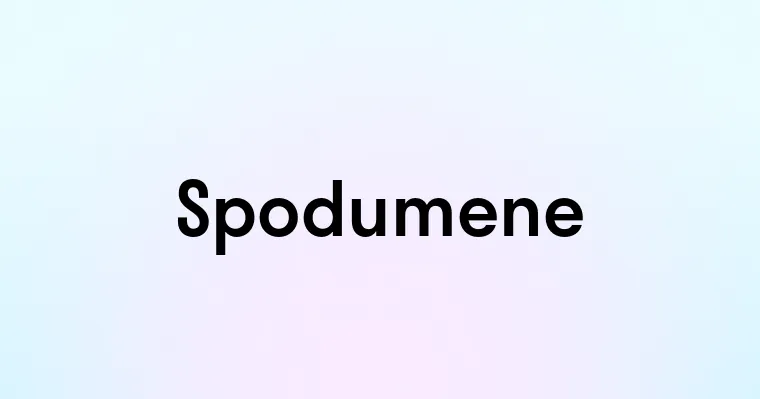 Spodumene