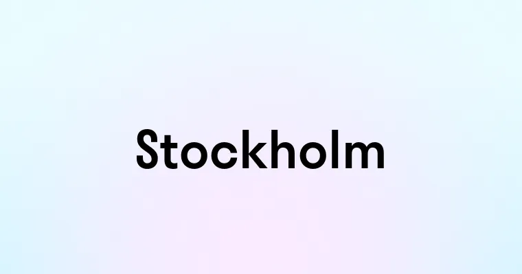 Stockholm