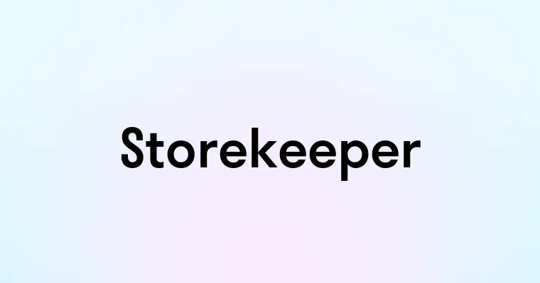 Storekeeper