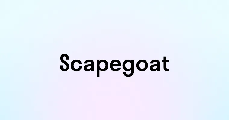 Scapegoat