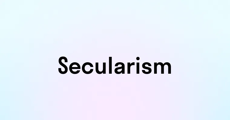 Secularism