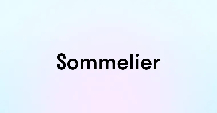 Sommelier