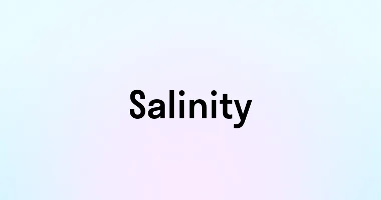 Salinity