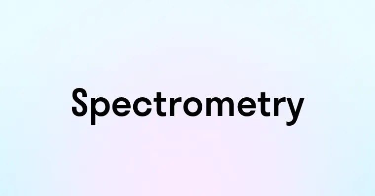 Spectrometry