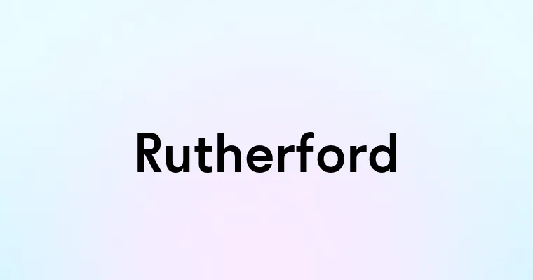 Rutherford