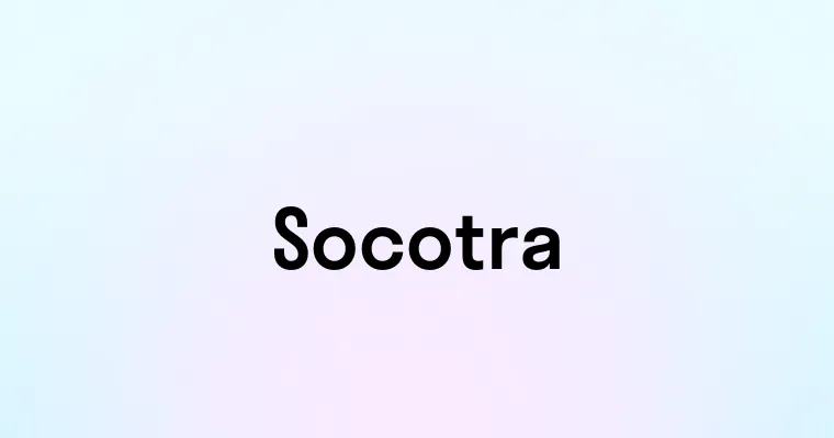 Socotra