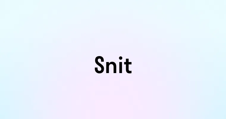 Snit