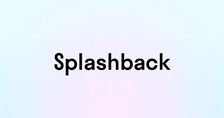 Splashback