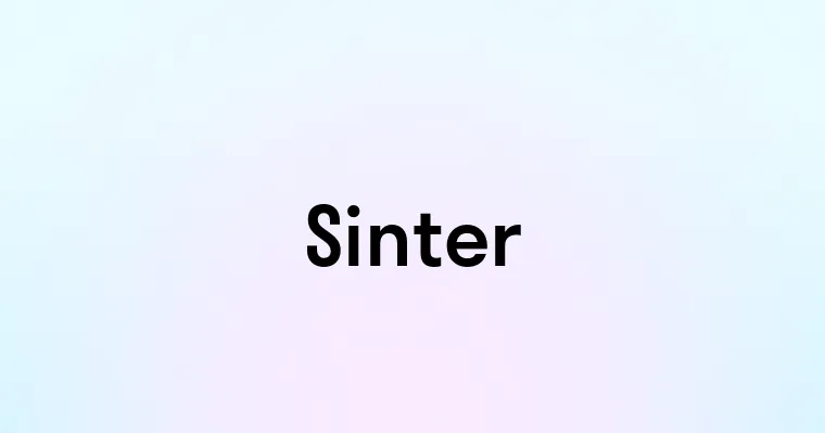 Sinter