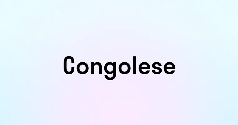 Congolese