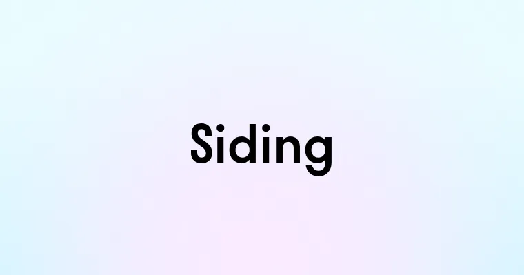 Siding