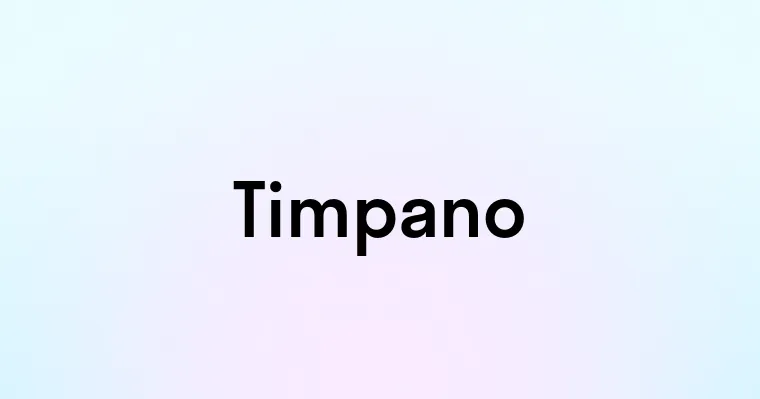 Timpano