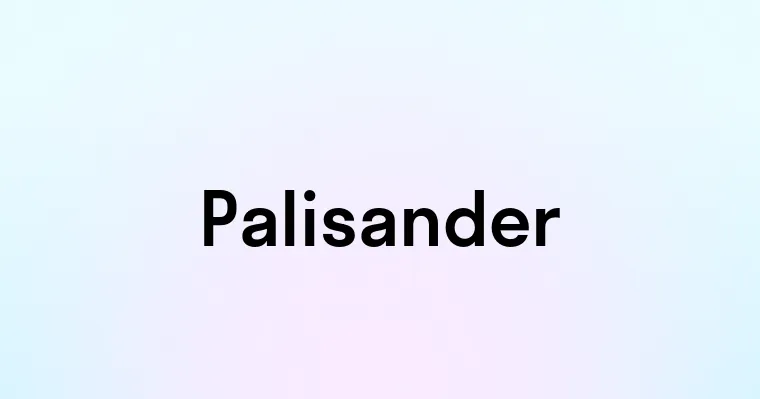 Palisander