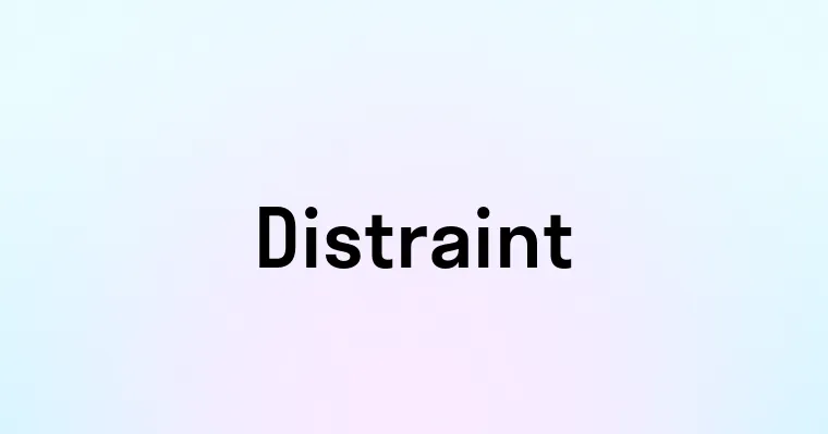 Distraint