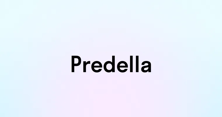 Predella