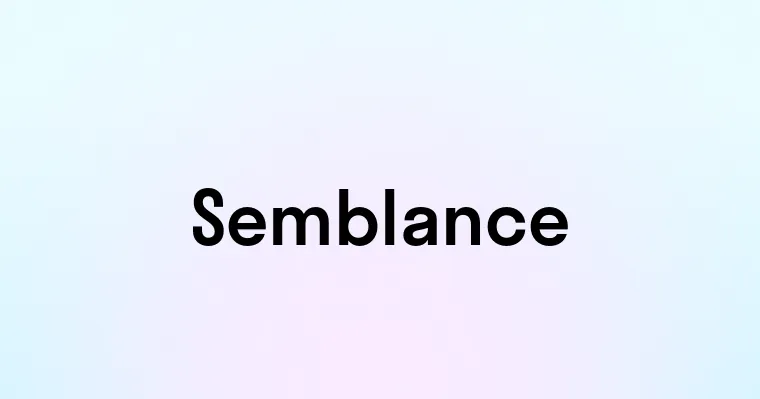 Semblance