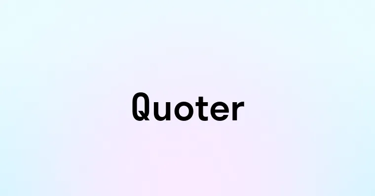 Quoter