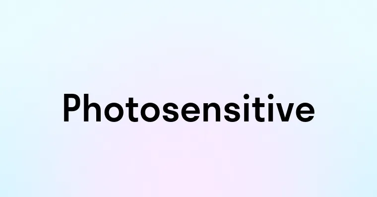 Photosensitive