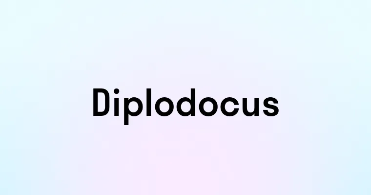 Diplodocus