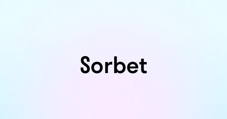 Sorbet