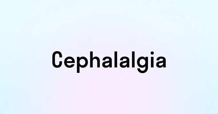 Cephalalgia