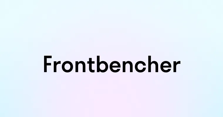 Frontbencher